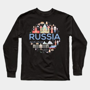 Russia concept Long Sleeve T-Shirt